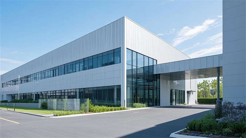 合肥廠房裝修，光影與生態交融的極簡工業美學空間